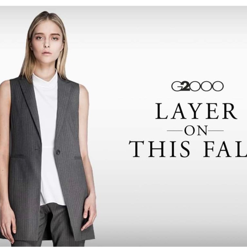 G2000 Sleeveless Waist Coat, Size 32 (US 4)